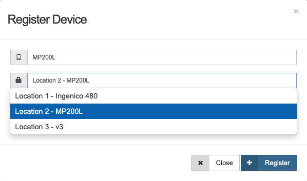 API Key Selection Drop Down